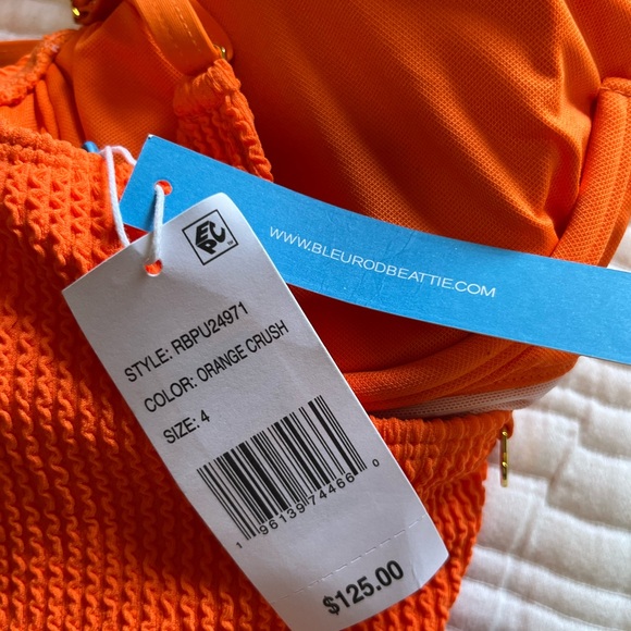 Bleu Rod Beattie Pucker Up Square Neck Floating Underwire Tank - Picture 5 of 5